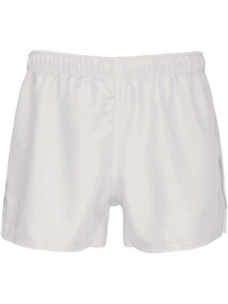 Short rugby personnalisé White
