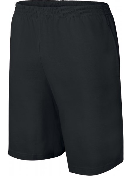 Short de sport en coton pour enfant Black