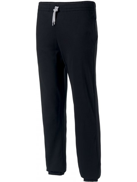 Pantalon de jogging en coton léger unisexe Black