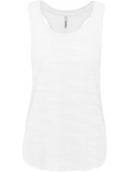 Débardeur femme effet chiné à personnaliser White