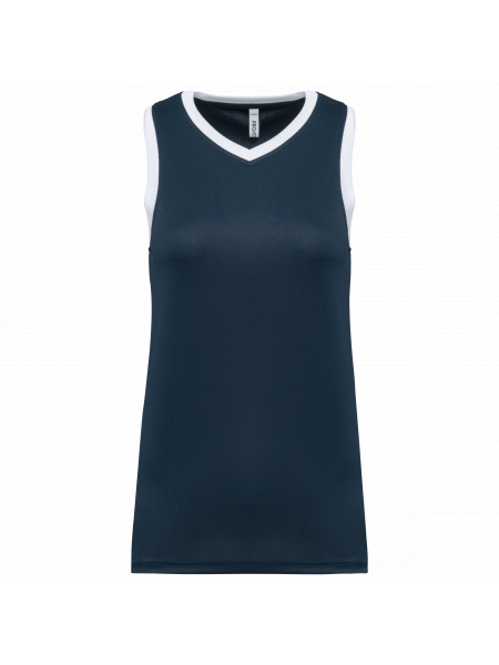 Maillot de basket-ball femme Navy / White