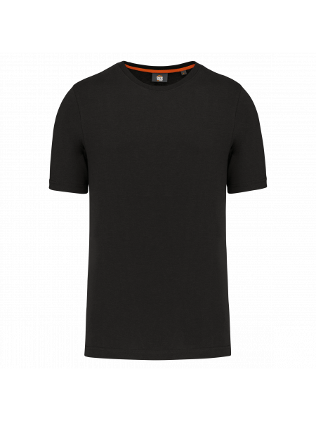 T-shirt col rond écoresponsable homme personnalisable Black