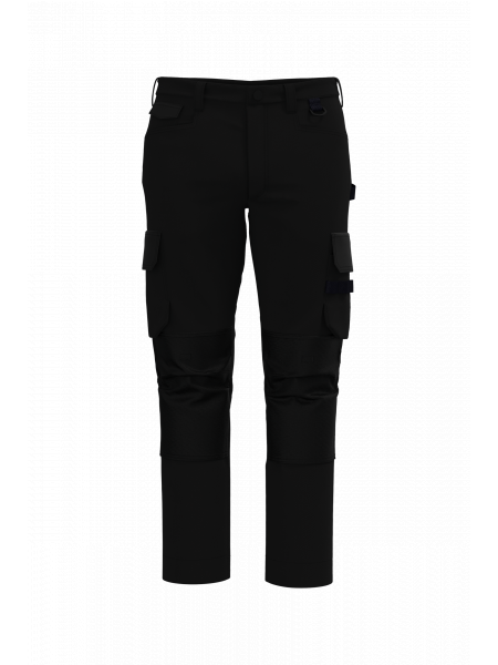 Pantalon de travail bicolore homme personnalisable Black