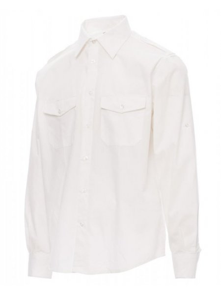 Chemise décontractée pour homme Blanc