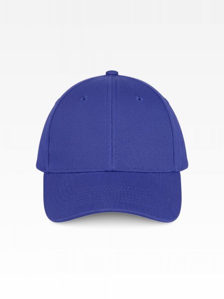 Casquette Memphis 6 panneaux RC081X Royal Blue personnalisable, vue de face Casquette Memphis 6 panneaux RC081X Royal Blue personnalisable, vue de face