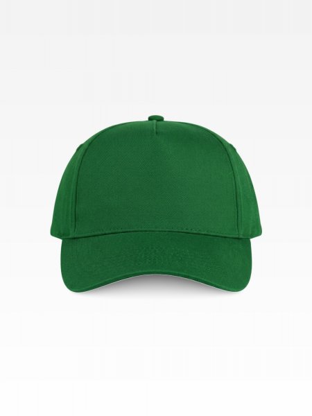 Casquette Boston junior RC084J Kelly Green personnalisable, vue de face