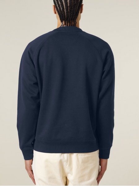 mannequin homme de dos portant le Sweat Knoxer personnalisable mannequin homme de dos portant le Sweat Knoxer personnalisable