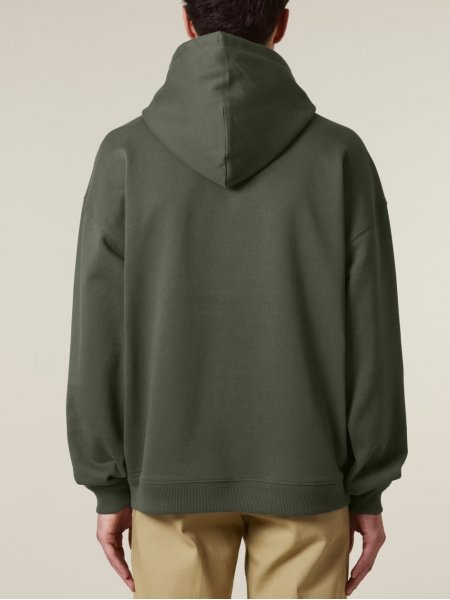 mannequin homme de dos portant le sweat slammer 2.0 en khaki mannequin homme de dos portant le sweat slammer 2.0 en khaki