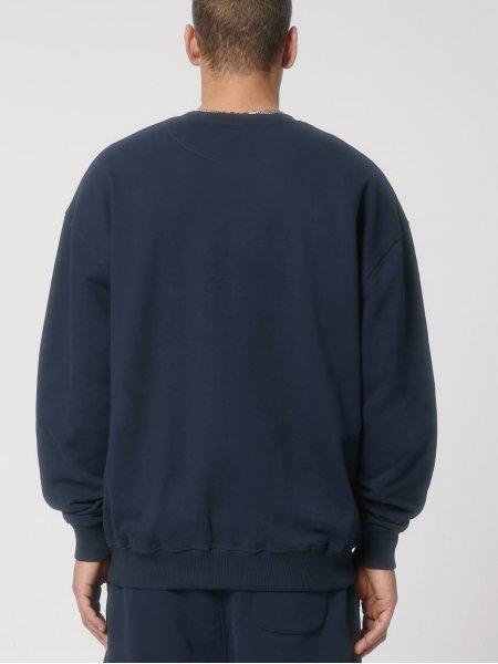 mannequin homme de dos portant le Sweat Ledger Dry personnalisable mannequin homme de dos portant le Sweat Ledger Dry personnalisable