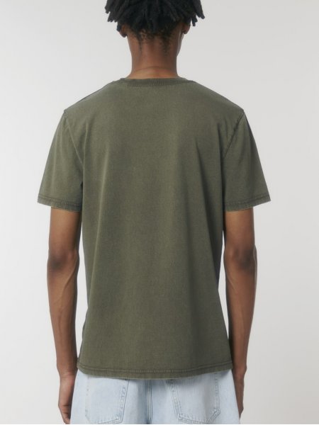 mannequin homme de dos portant le T-shirt Crafter Vintage personnalisable mannequin homme de dos portant le T-shirt Crafter Vintage personnalisable