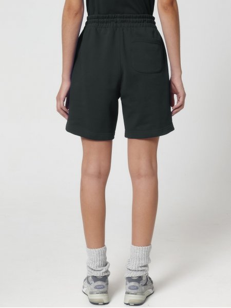 mannequin femme de dos portant le Short Boarder Dry personnalisable mannequin femme de dos portant le Short Boarder Dry personnalisable