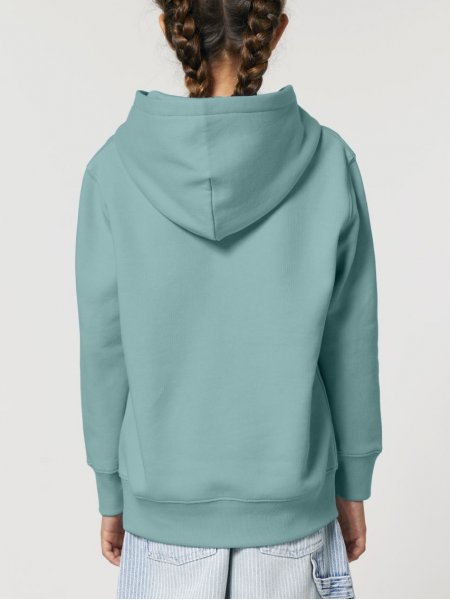 petite fille de dos portant le sweat à personnaliser Mini Cruiser 2.0 dans le coloris Monstera petite fille de dos portant le sweat à personnaliser Mini Cruiser 2.0 dans le coloris Monstera
