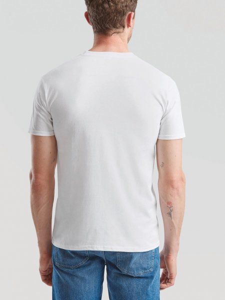 mannequin homme de face portant le T-shirt manches courtes Super Premium personnalisable mannequin homme de face portant le T-shirt manches courtes Super Premium personnalisable
