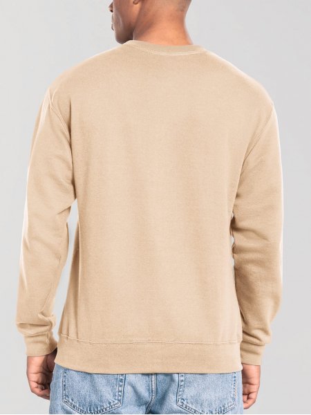mannequin homme de dos portant le Sweat-shirt Iconic 250 personnalisable mannequin homme de dos portant le Sweat-shirt Iconic 250 personnalisable