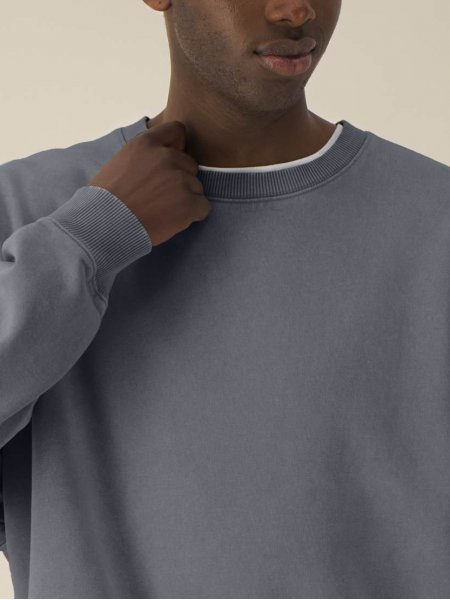 zoom sur le col du Sweat Radder 2.0 Vintage personnalisable