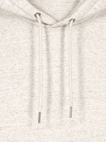 zoom sur le col du sweat Cruiser 2.0 à personnaliser, en coloris eco-heather