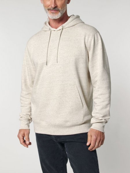 homme portant un sweat Cruiser 2.0 à personnaliser, en coloris eco-heather