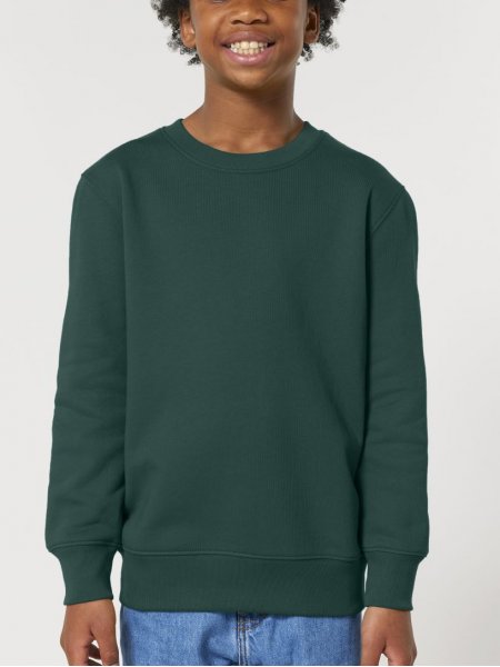petit garçon portant le sweat Mini Changer 2.0 en coloris Glazed Green petit garçon portant le sweat Mini Changer 2.0 en coloris Glazed Green