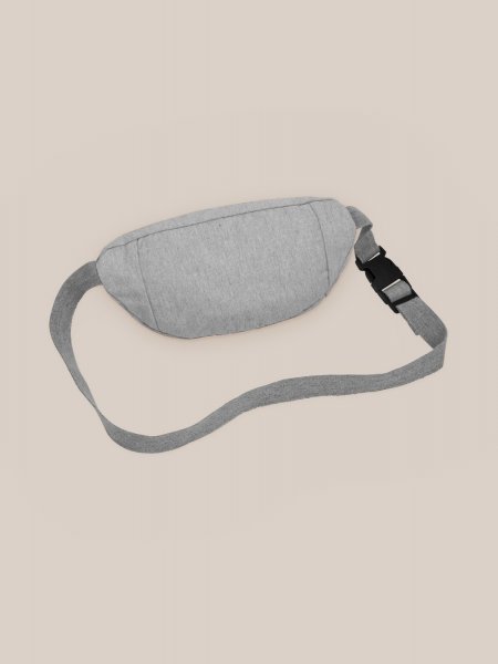 Sac banane Hip Bag Stanley/Stella STAU891 Heather Grey, vue de dos