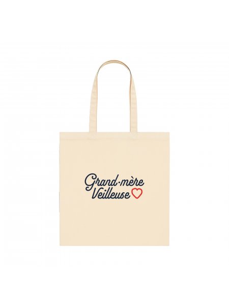 Tote bag Grand-mère veilleuse Naturel