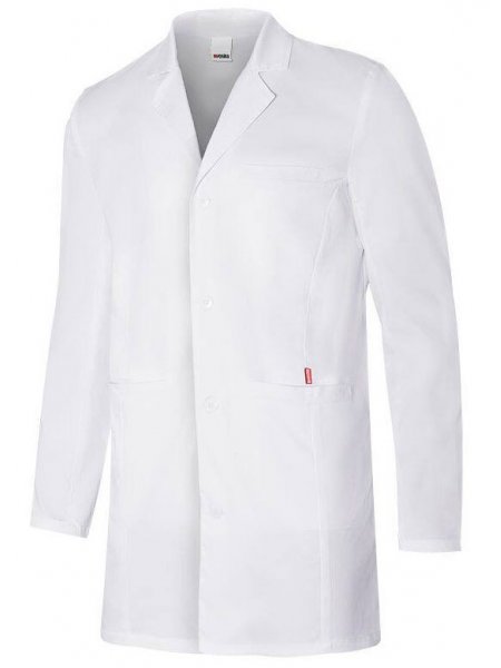 Blouse homme courte personnalisable Blanc