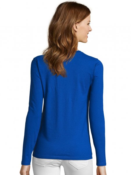 Vue dos t-shirt manches longues femme Imperial LSL coloris Royal Vue de dos du t-shirt manches longues pour femme Imperial LSL en coloris Royal