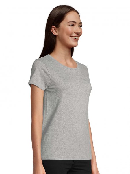 Tee-shirt en coton bio pour femme Crusader Women en coloris Gris Chiné Tee-shirt en coton bio pour femme Crusader Women en coloris Gris Chiné