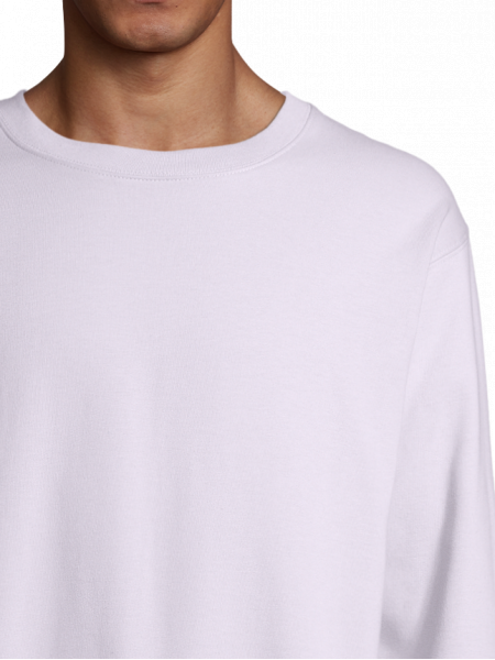 zoom col rond du sweat Columbia à personnaliser en coloris Lilas