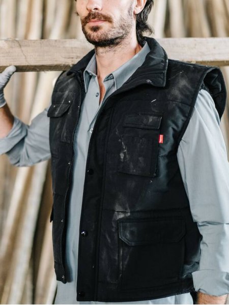 Bodywarmer matelassé multipoches Bodywarmer matelassé multipoches