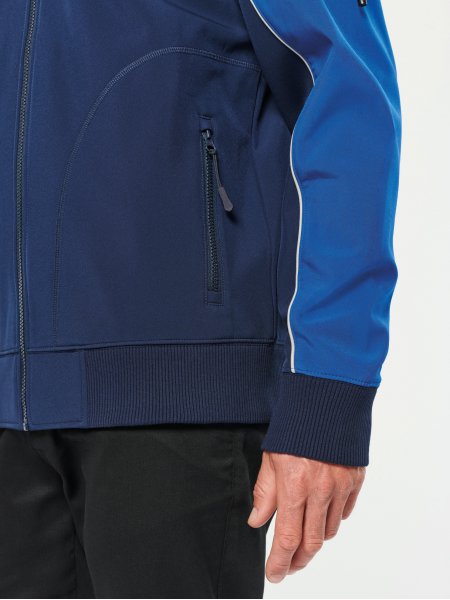 Manche de la veste WK450 en coloris Navy / Royal Blue Manche de la veste WK450 en coloris Navy / Royal Blue