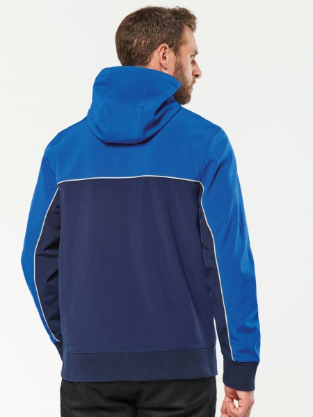 Dos de la veste WK450 en coloris Navy / Royal Blue Dos de la veste WK450 en coloris Navy / Royal Blue