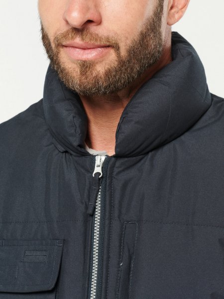 Bodywarmer matelassé WK615 en coloris Dark Grey