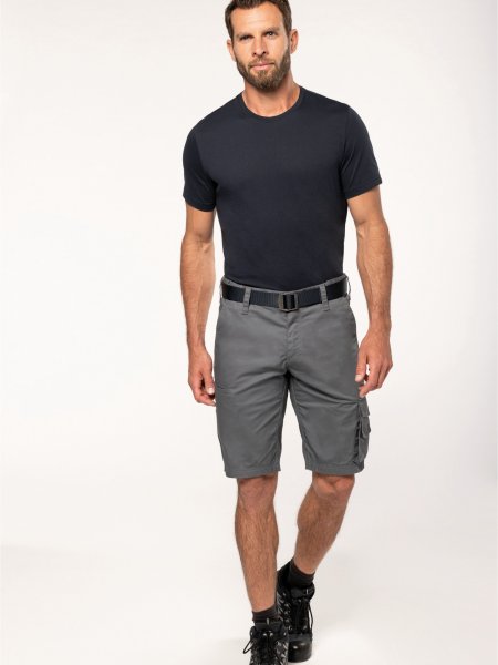 Bermuda multipoches WK763 en coloris Convoy Grey Bermuda multipoches WK763 en coloris Convoy Grey