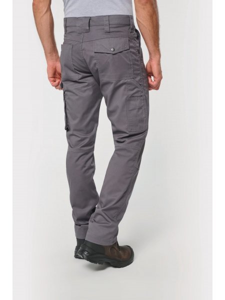 Pantalon de travail multipoches WK795 Convoy Grey vu de dos