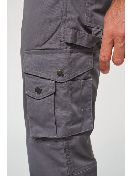 Poche cargo à rabat du pantalon de travail WK795 Convoy Grey
