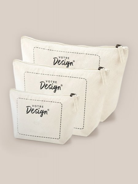 Pochettes en coton bio WM840 personnalisées avec votre logo Pochettes en coton bio WM840 personnalisées avec votre logo