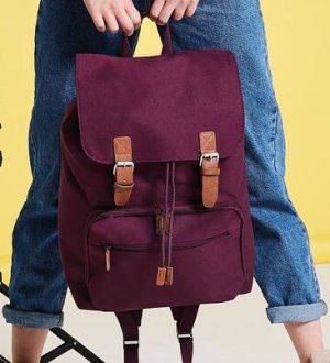 Sac à dos vintage à personnaliser BG613 en coloris Burgundy Sac à dos vintage à personnaliser BG613 en coloris Burgundy