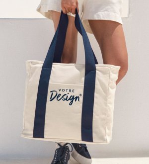 Grand sac fourre-tout personnalisable Grand sac fourre-tout personnalisable