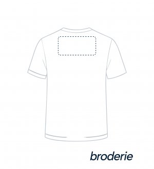 Broderie supplémentaire : bandeau dos