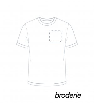 Broderie supplémentaire : coeur