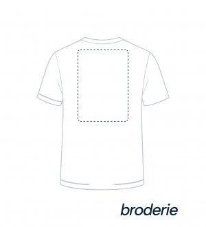 Broderie supplémentaire : dos