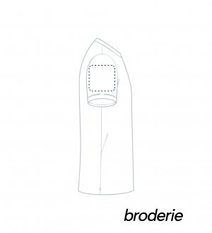 Broderie supplémentaire : manche droite