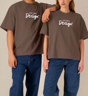 mannequin homme et femme portant le STTU078 mannequin homme et femme portant le STTU078