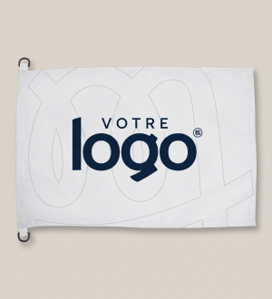 Drapeau personnalisé sur mesure avec anneaux
