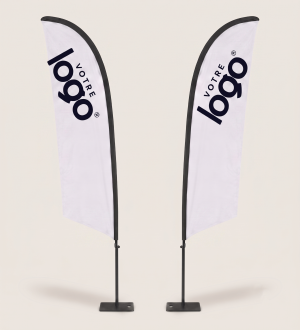 Fly Banner Voile Double Face Personnalisé - Pack Complet