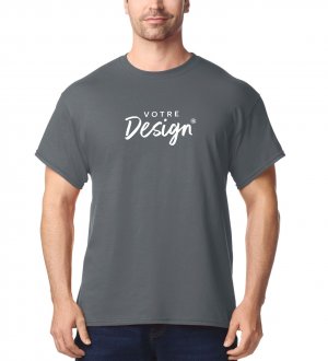 mannequin homme de face portant le T-shirt manches courtes personnalisable