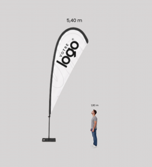 Fly Banner Goutte XXL Personnalisé - Pack Complet