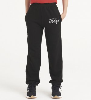 mannequin enfant portant le Pantalon de jogging enfant personnalisable 