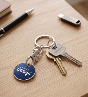 Porte-clés à jeton personnalisable Porte-clés à jeton personnalisable