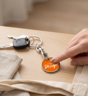 Porte-clés jeton en émail dur personnalisable Porte-clés jeton en émail dur personnalisable